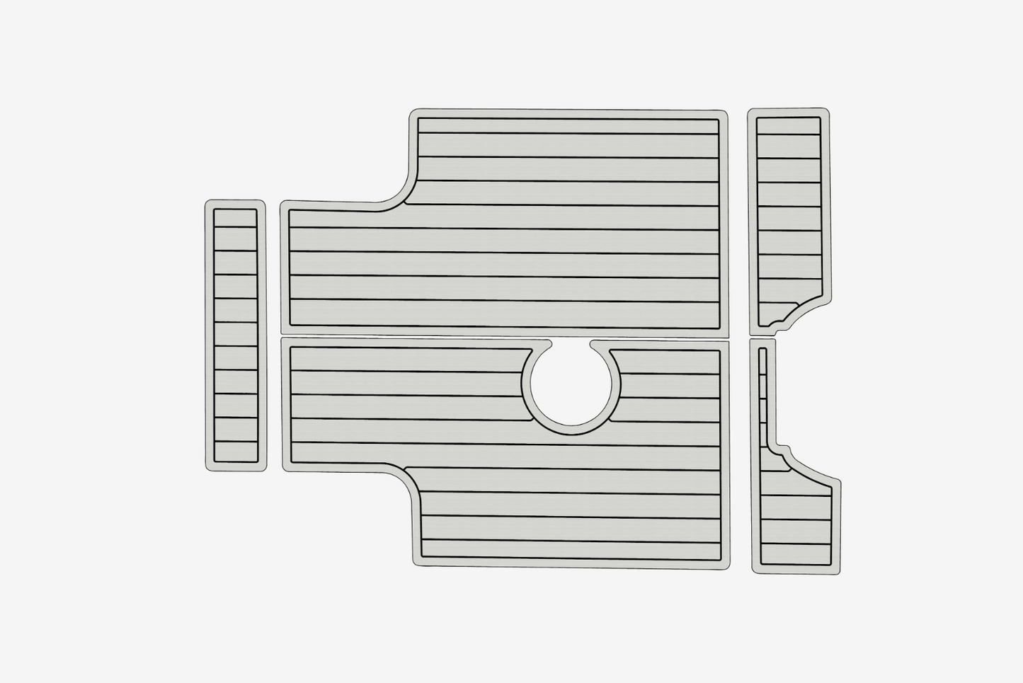 1993-2000 Luhrs T290 Open SF Swim platform 1/4"6mm EVA Foam faux mat floor