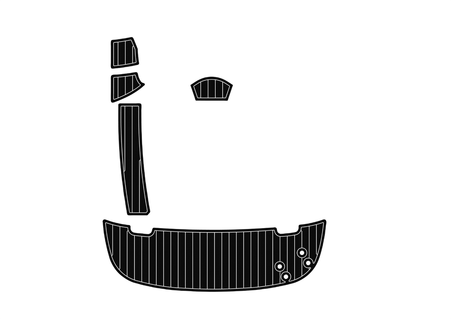 Bayliner A7 Swim platform 1/4" 6mm EVA foam floor