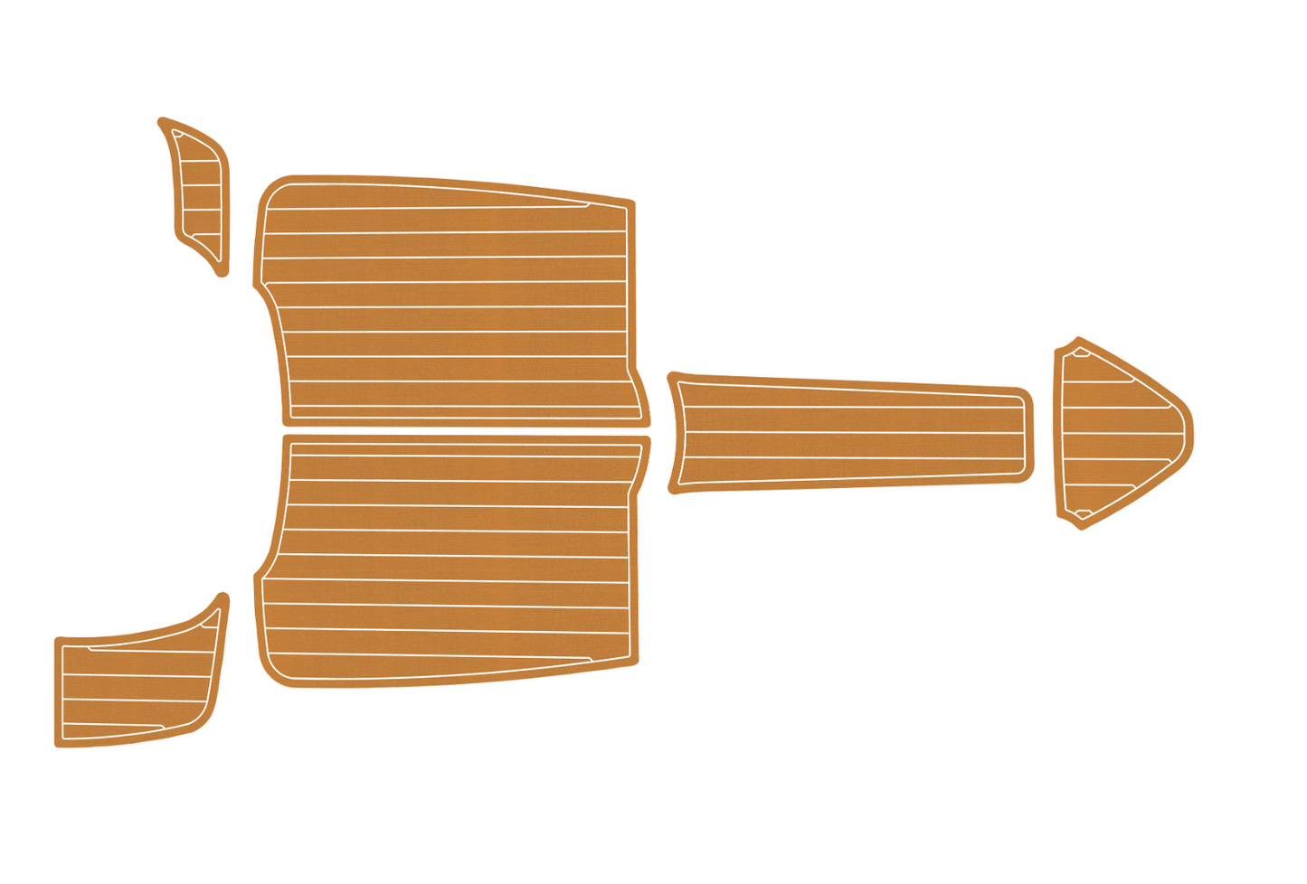 2006-2009 Bella 512 EXCEL Marine teak deck EVA Foam Boat fuax foam mat flooring