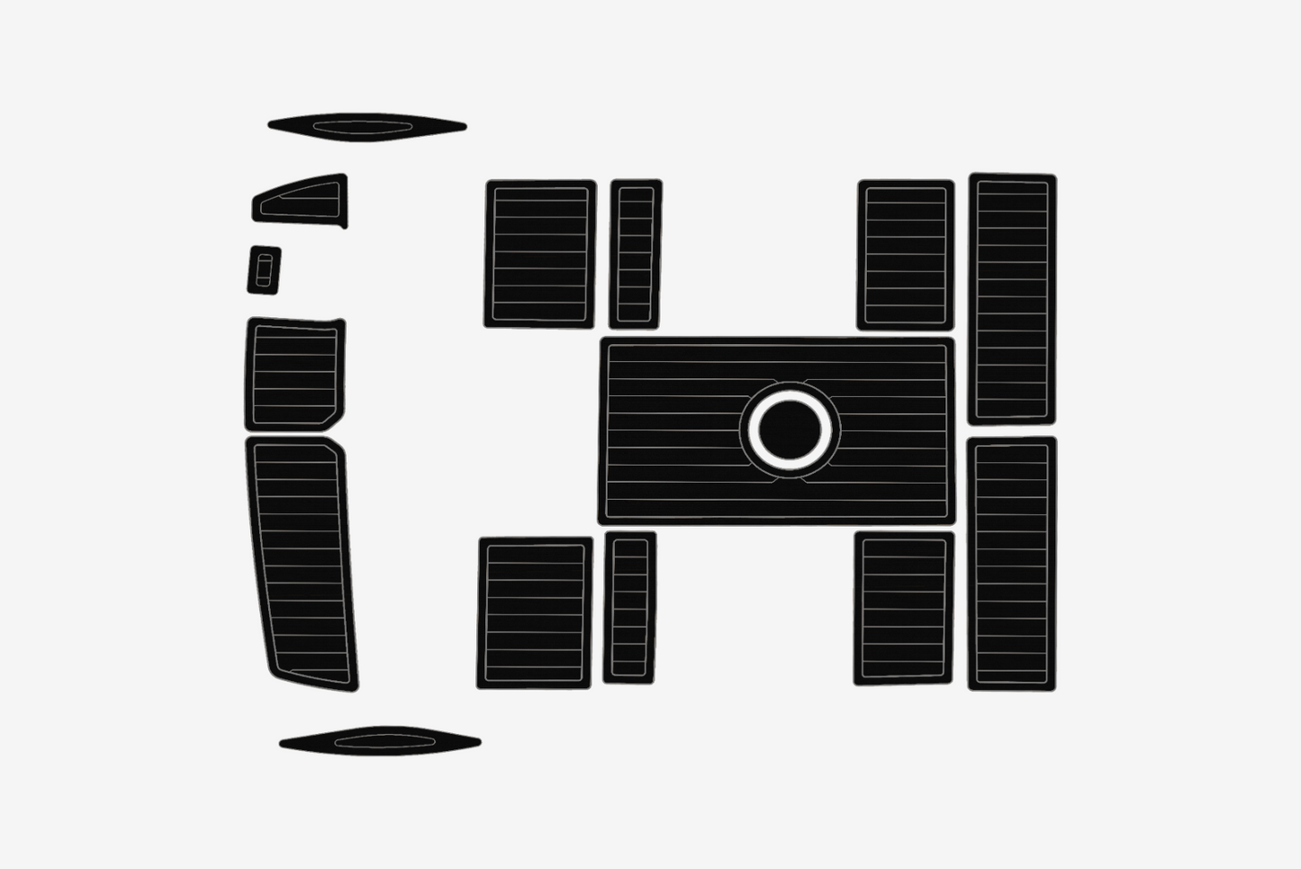 2006 Baja Outlaw 20 Marine carpet teak decking EVA Foam Boat mat flooring