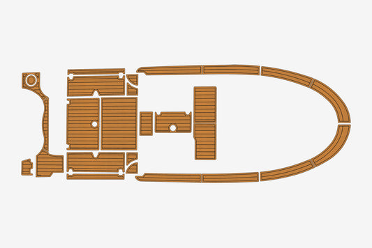 2002-2009 Boston Whaler 255 Conquest Anti-slip Custom EVA marine deck flooring