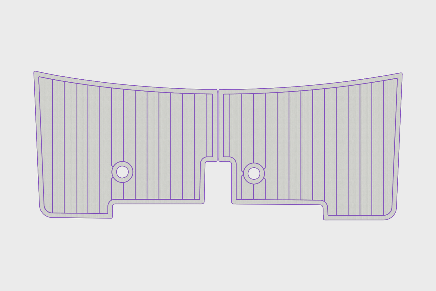 2005-2007 Regulator 28 center Consol Swim platform 1/4"6mm EVA Foam faux floor