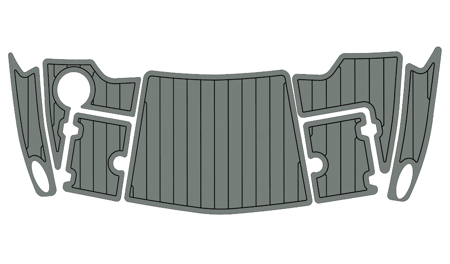 2004-2007 Chaparral 264 Sunesta Swim platform 1/4"6mm EVA faux teak mat floor