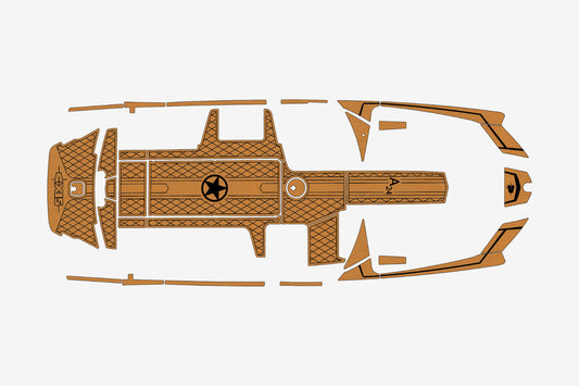 2013-2017 Axis A24 Marine teak deck EVA Foam Boat flooring