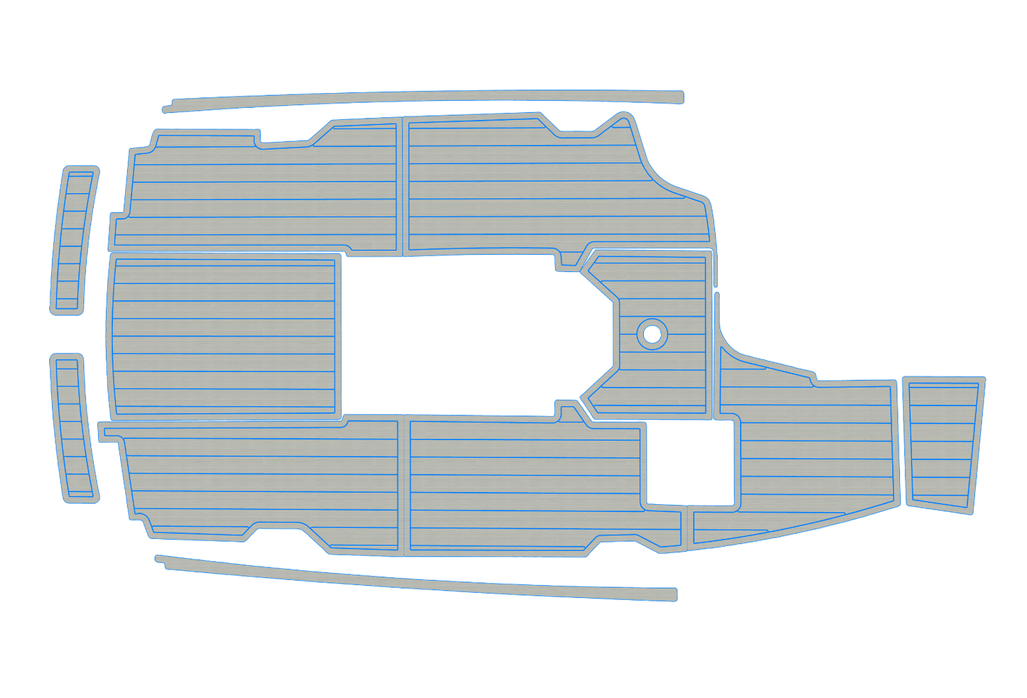 1994 Mastercraft Prostar Marine teak deck EVA Foam Boat flooring