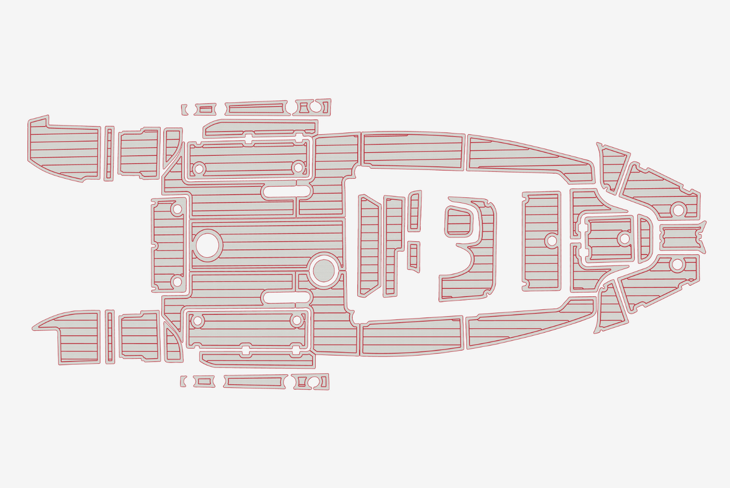 2019-2020 Sea Fox 266 Commander Cockpit Swim platform 1/4"6mm EVA Foam floor