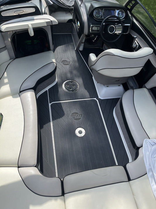 2010-2014 malibu 21 vlx cockpit swimming platform 6mm EVA Faux Teak FLOOR