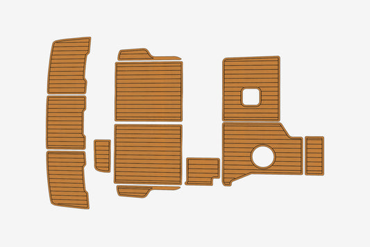1998-2001 Bayliner Flybridge 3258 Marine teak deck EVA Foam Boat flooring