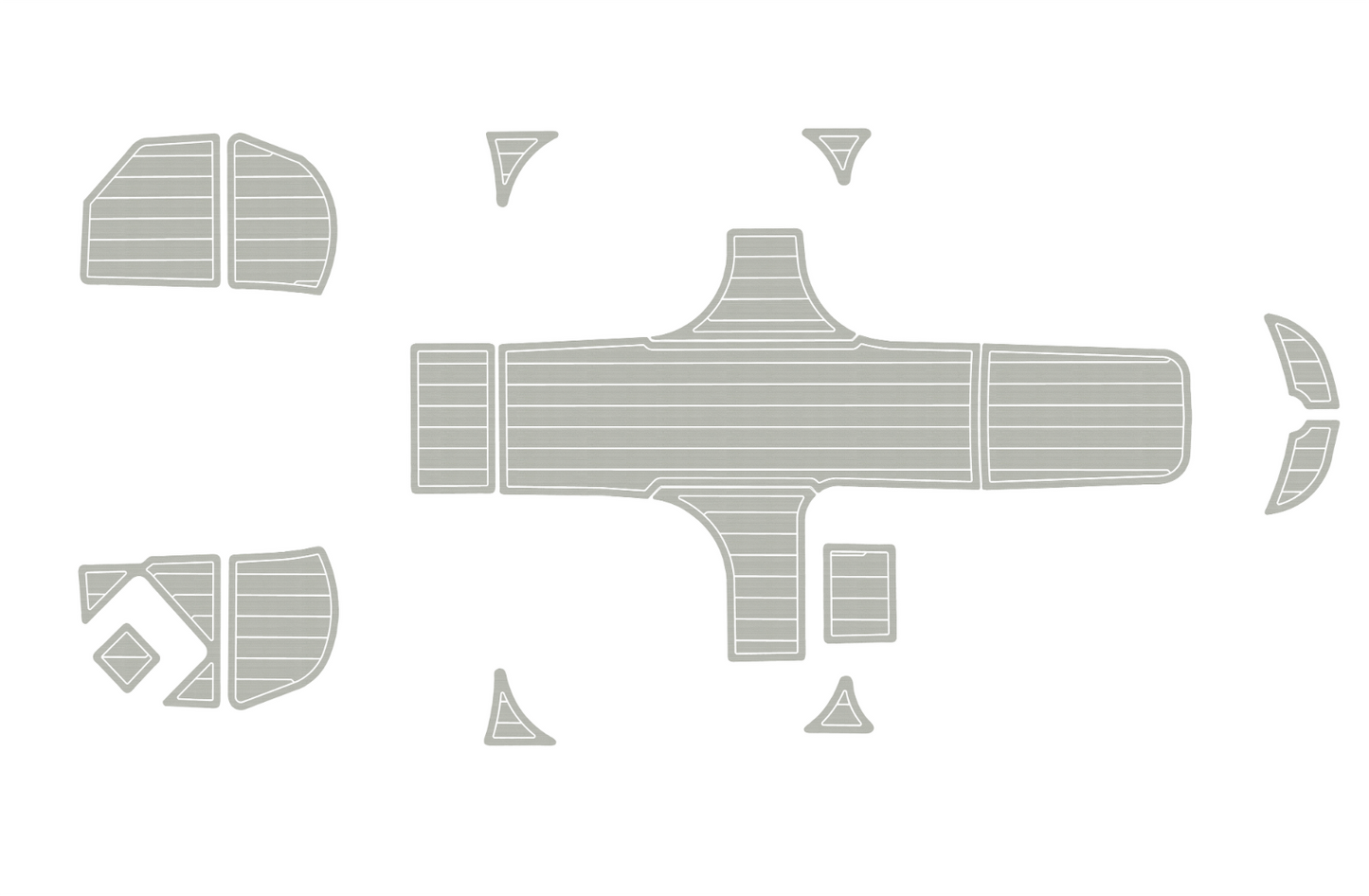 2013-2022 bayliner element E16 Cockpit swim platform 1/4" 6mm EVA foam floor