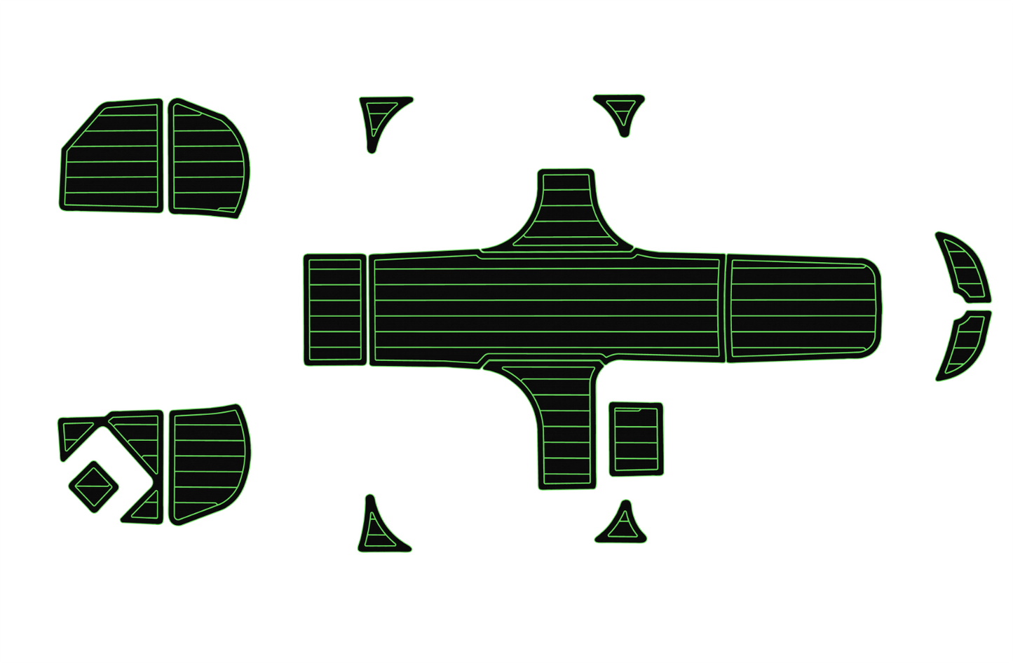 2013-2022 bayliner element E16 Cockpit swim platform 1/4" 6mm EVA foam floor