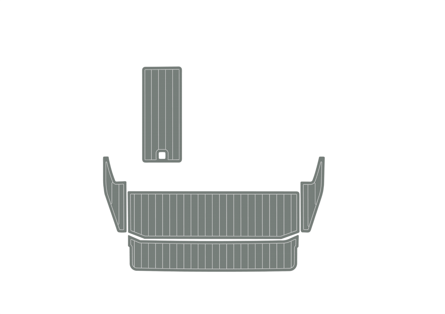 2015-2017 cobalt A25 Swim platform 1/4"6mm EVA foam floor