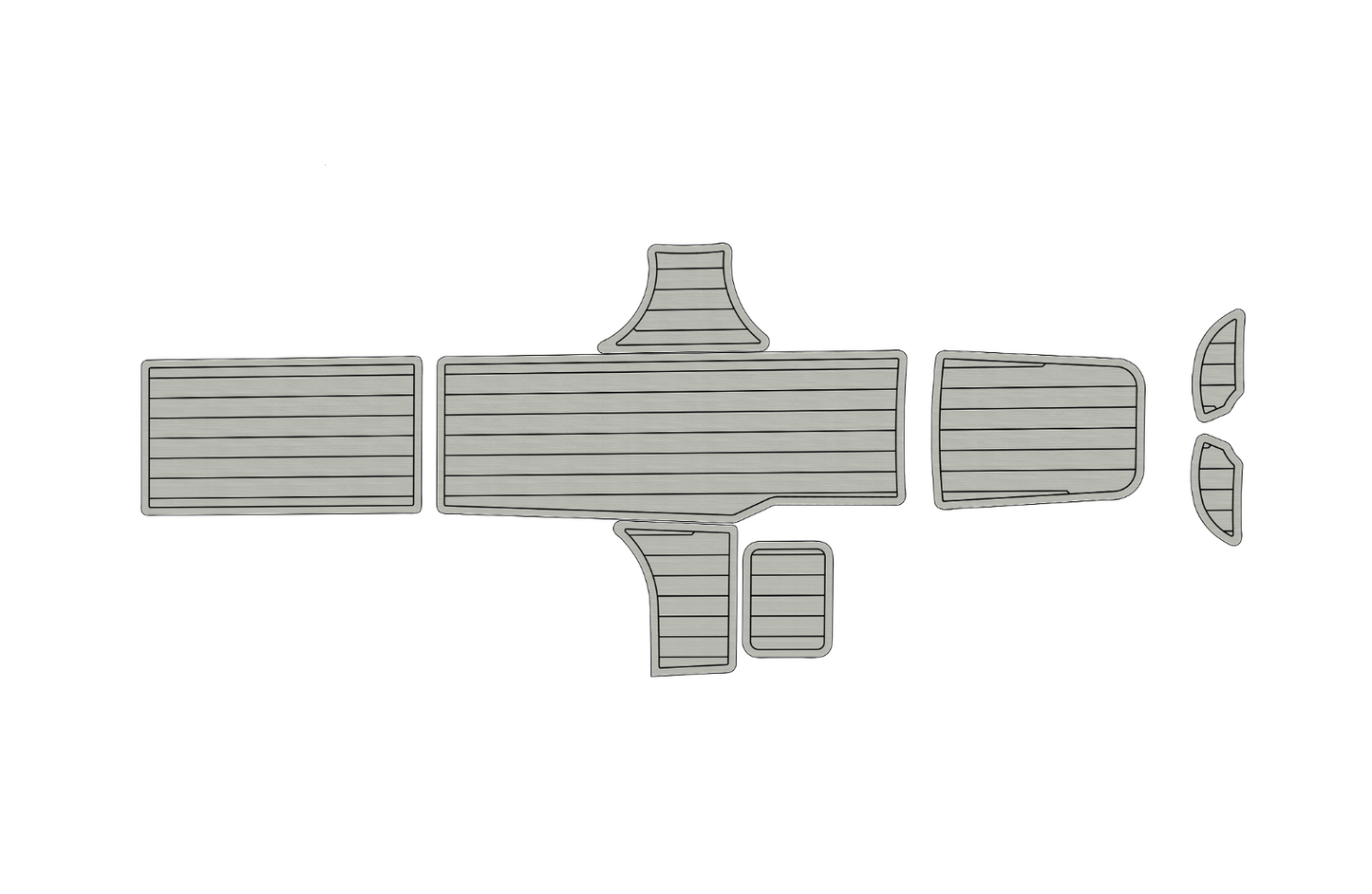 2015-2017 Bayliner Element XL Cockpit swim platform 1/4" 6mm EVA foam floor