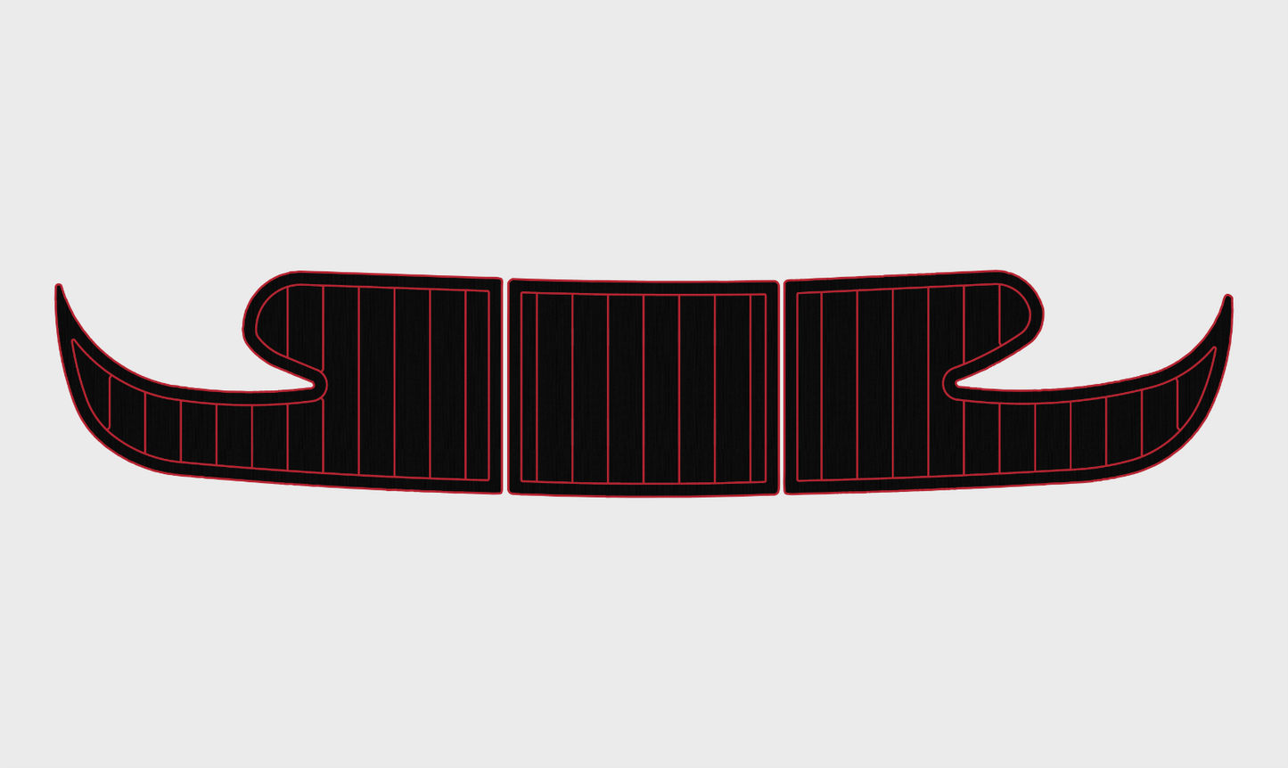 1995-1997 Rinker 232 Captiva Cuddy Cockpit Swim platform 1/4"6mm EVA foam floor