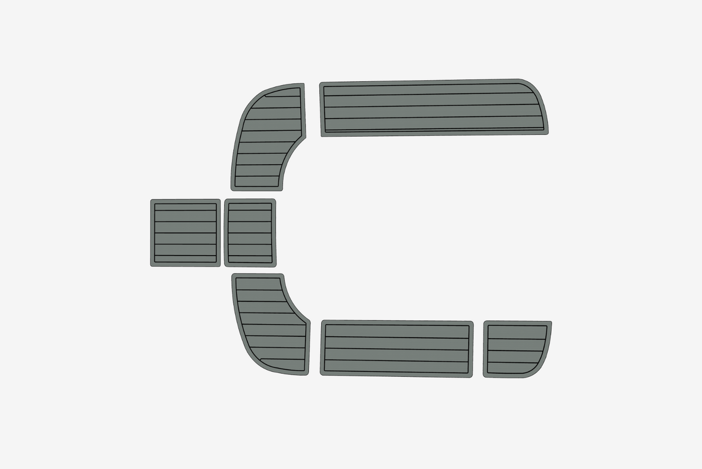Beneteau 311 Anti-slip mat Custom EVA teak marine deck flooring