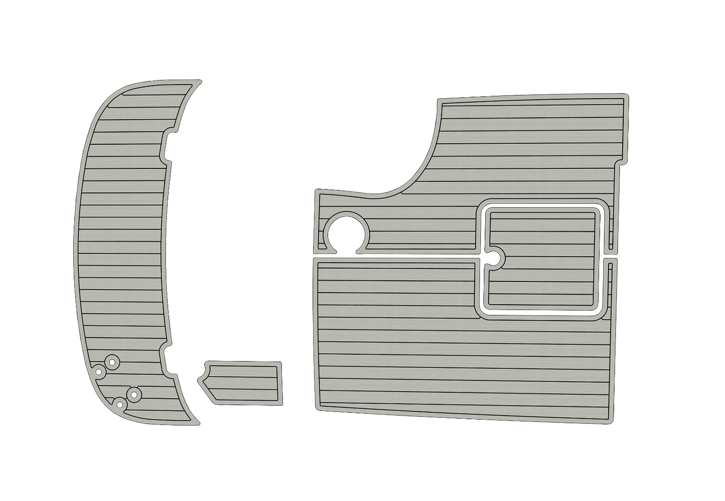 2010 Bayliner 802 Anti-slip mat Custom EVA marine deck flooring