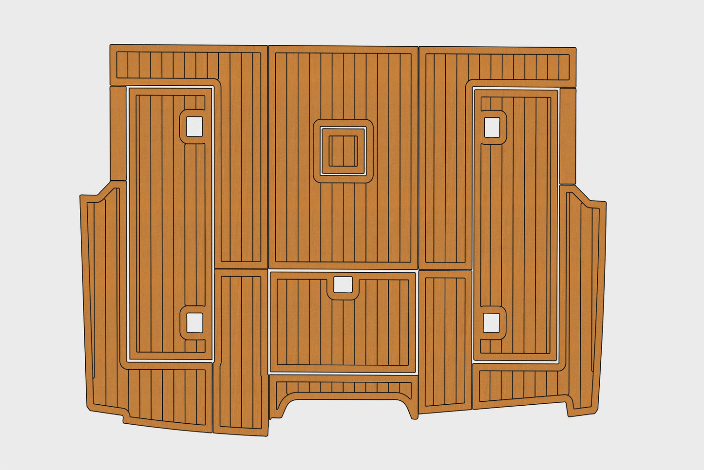 1998-2002 Cabo 35 Express Cockpit 1/4"6mm EVA Foam carpet marine faux mat floor