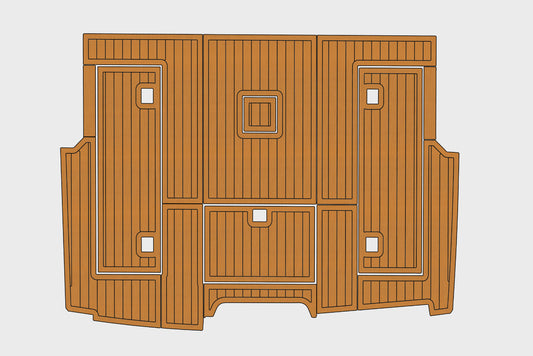 1998-2002 Cabo 35 Express Cockpit 1/4"6mm EVA Foam carpet marine faux mat floor