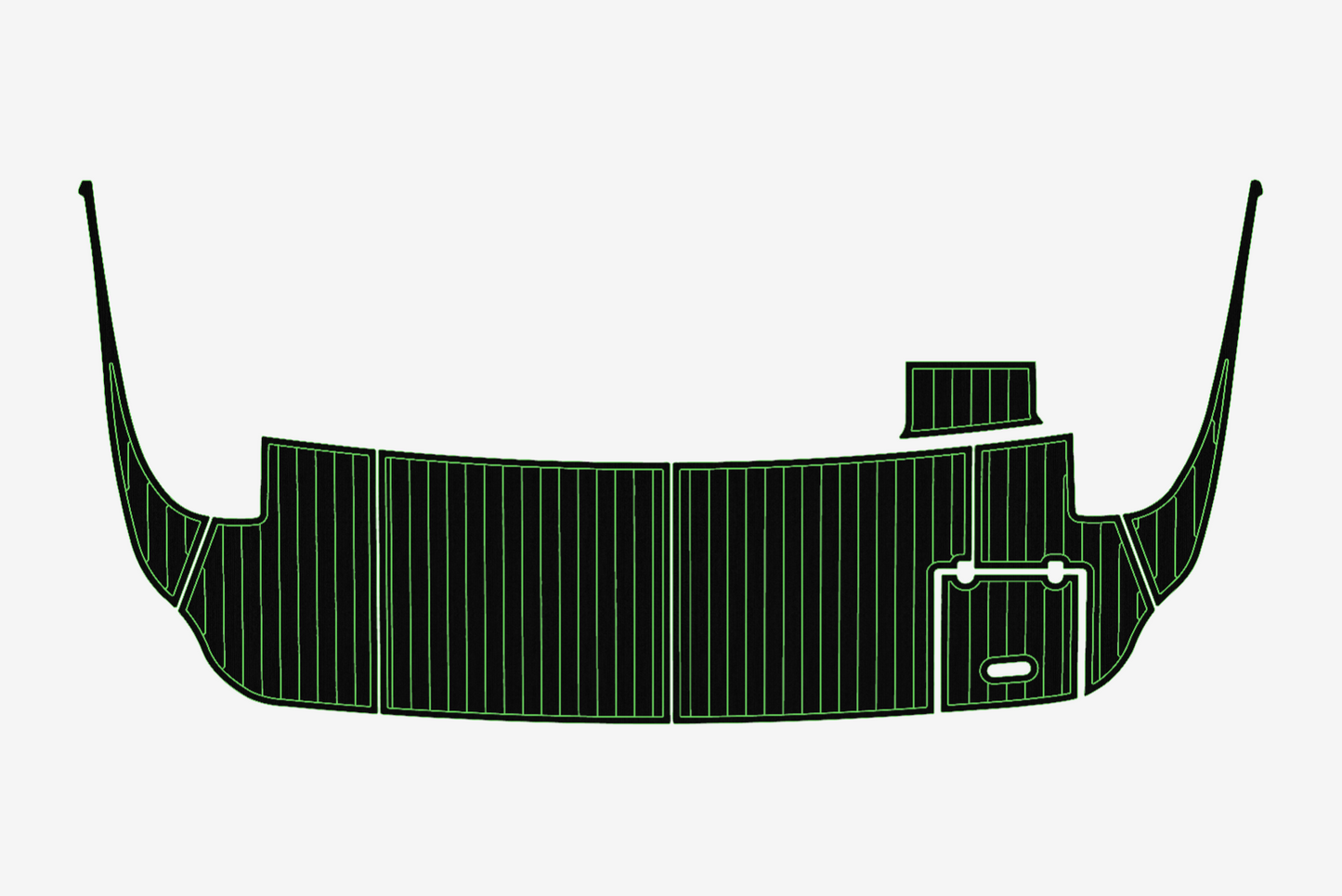 Cruisers 50 Swim platform 1/4"6mm EVA Foam fuax carpet marine mat floor
