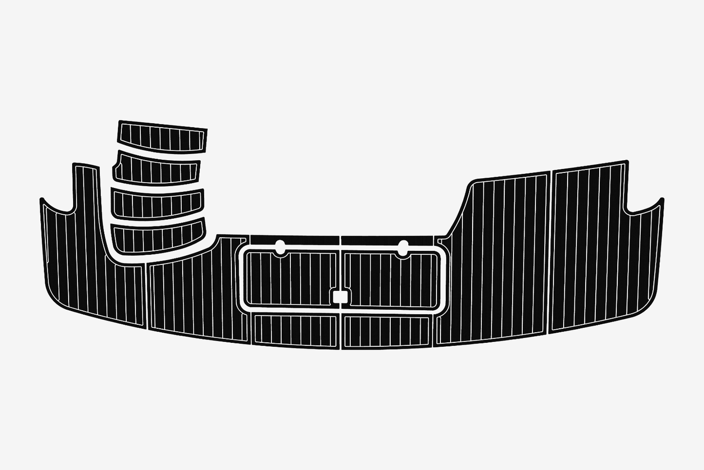 1996-1997 Carver 455 Swim platform 1/4"6mm EVA Foam carpet marine fuax mat floor
