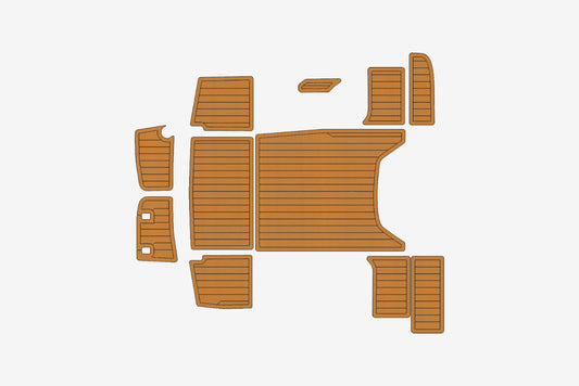 2010 Jeanneau Cap Camarat 635 Marine teak deck EVA Foam Boat flooring