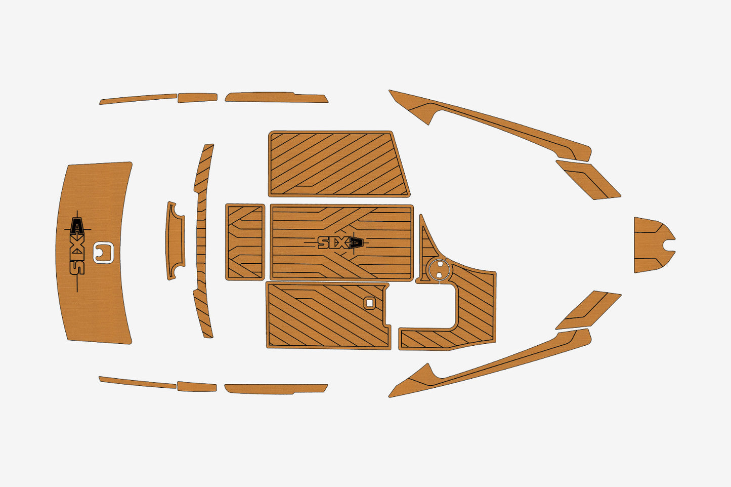 2009-2014 Axis A22 Marine teak deck EVA Foam Boat flooring