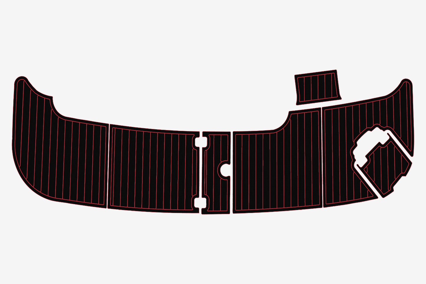 2002-2003 Carver 410 Sport Sedan Cockpit Swim platform 1/4"6mm EVA Foam floor