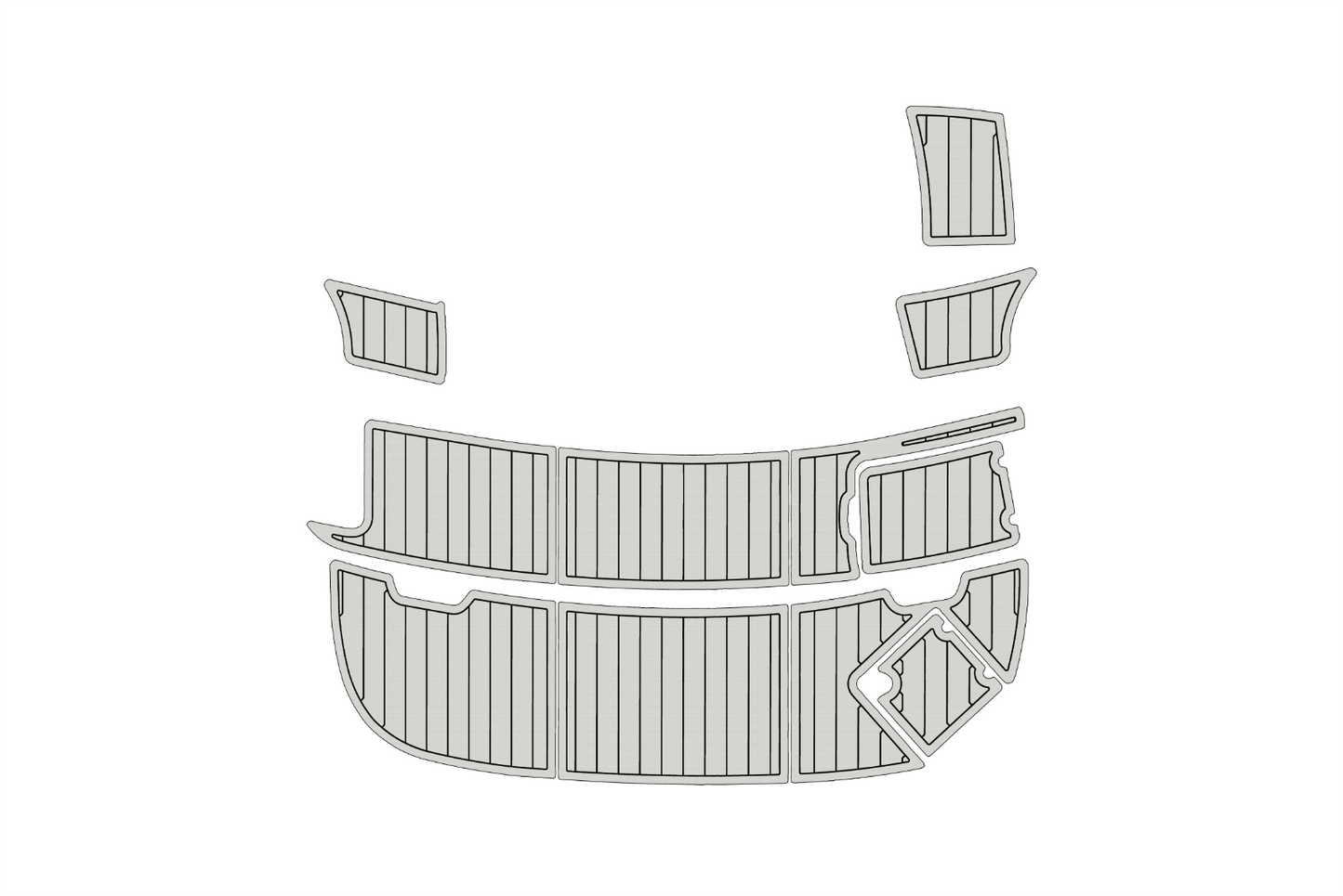 2002-2005 CHAPARRAL 280 SSI Swim platform 1/4"6mm EVA foam faux floor
