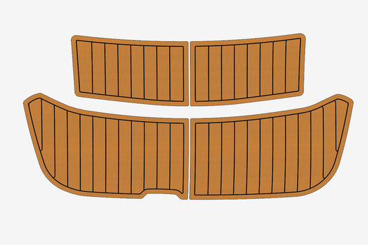 2004-2007 Cobalt 343 Swim Platform 1/4" 6mm EVA Teak Deck floor