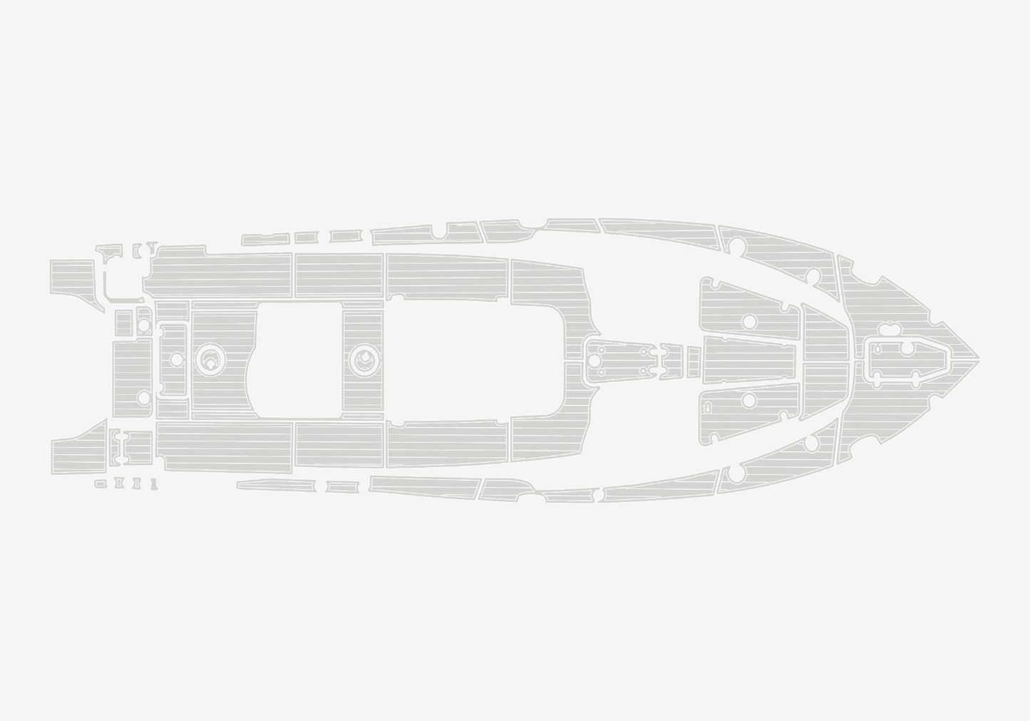 2021-2023 Sea Hunt Game Fish 30 Cockpit Swim platform bow 1/4"6mm EVA Foam floor