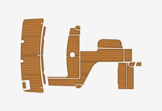 2002-2005 Rinker 312 Fiesta Vee Marine teak deck EVA Foam Boat flooring