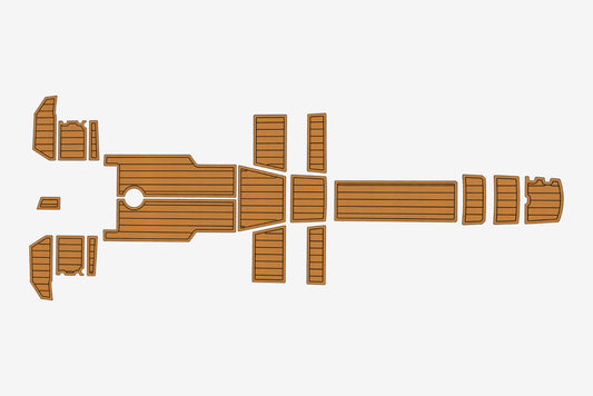 2020-2024 AMT 210 BR Cockpit Swim platform 1/4" 6mm EVA Foam teak FLOOR