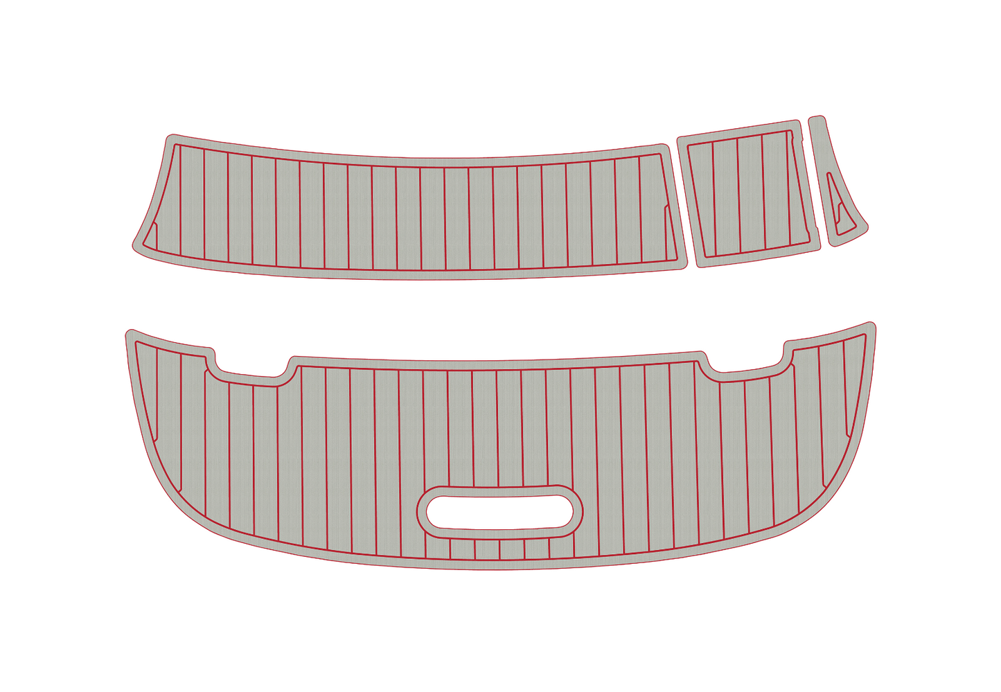 2003-2013 Bayliner 195 BR SP Swim platform 1/4" 6mm EVA faux teak Floor