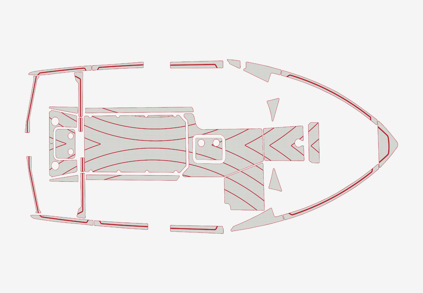 2021-2022 Malibu 23 lsv Wakesetter Cockpit Swim platform 1/4"6mm EVA Foam floor