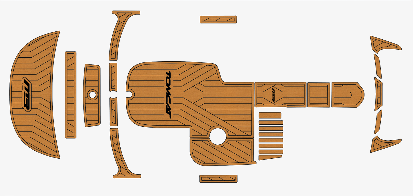 2009-2013 MB Sports F21 Cockpit Swim platform 1/4"6mm EVA Faux foam floor