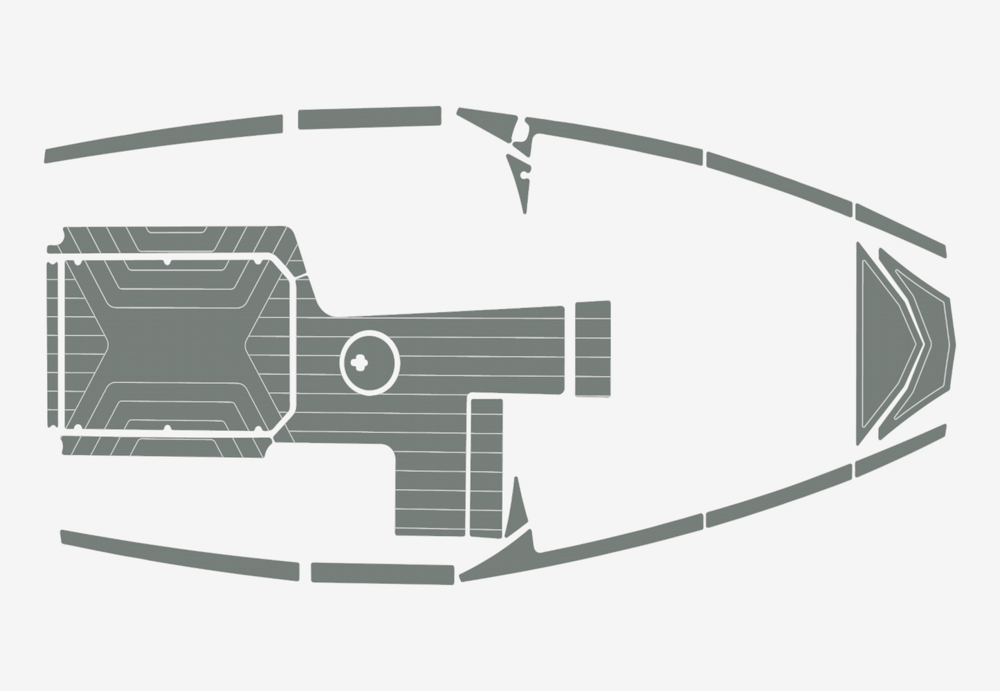 2018-2021 MALIBU 21 MLX Cockpit bow 1/4"6mm EVA Foam floor