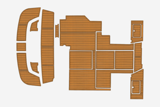 1992-1999 Sea Ray 400 Express Cruiser Marine teak deck EVA Foam Boat flooring