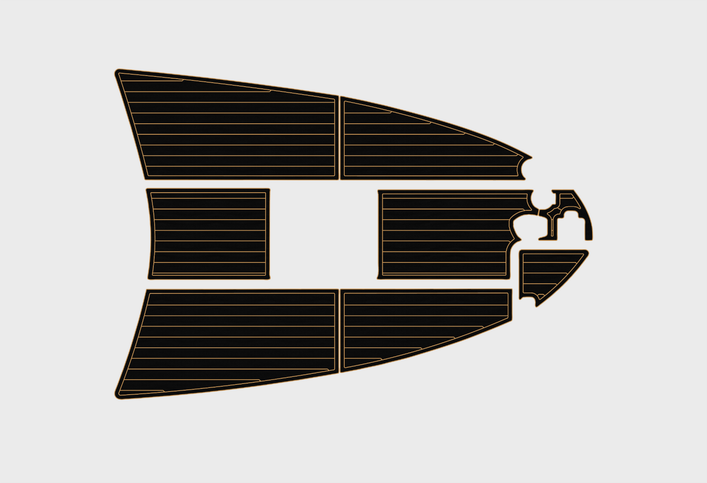 1997-2000 sea ray 270 Sundancer Bow 1/4"6mm EVA foam faux mat floor