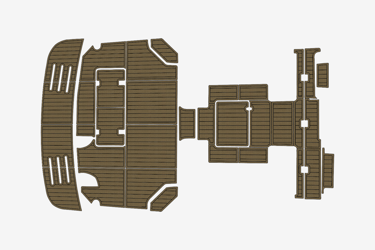 2008-2009 Luhrs 31 Open Cockpit Swim platform 1/4"6mm EVA Foam faux mat floor