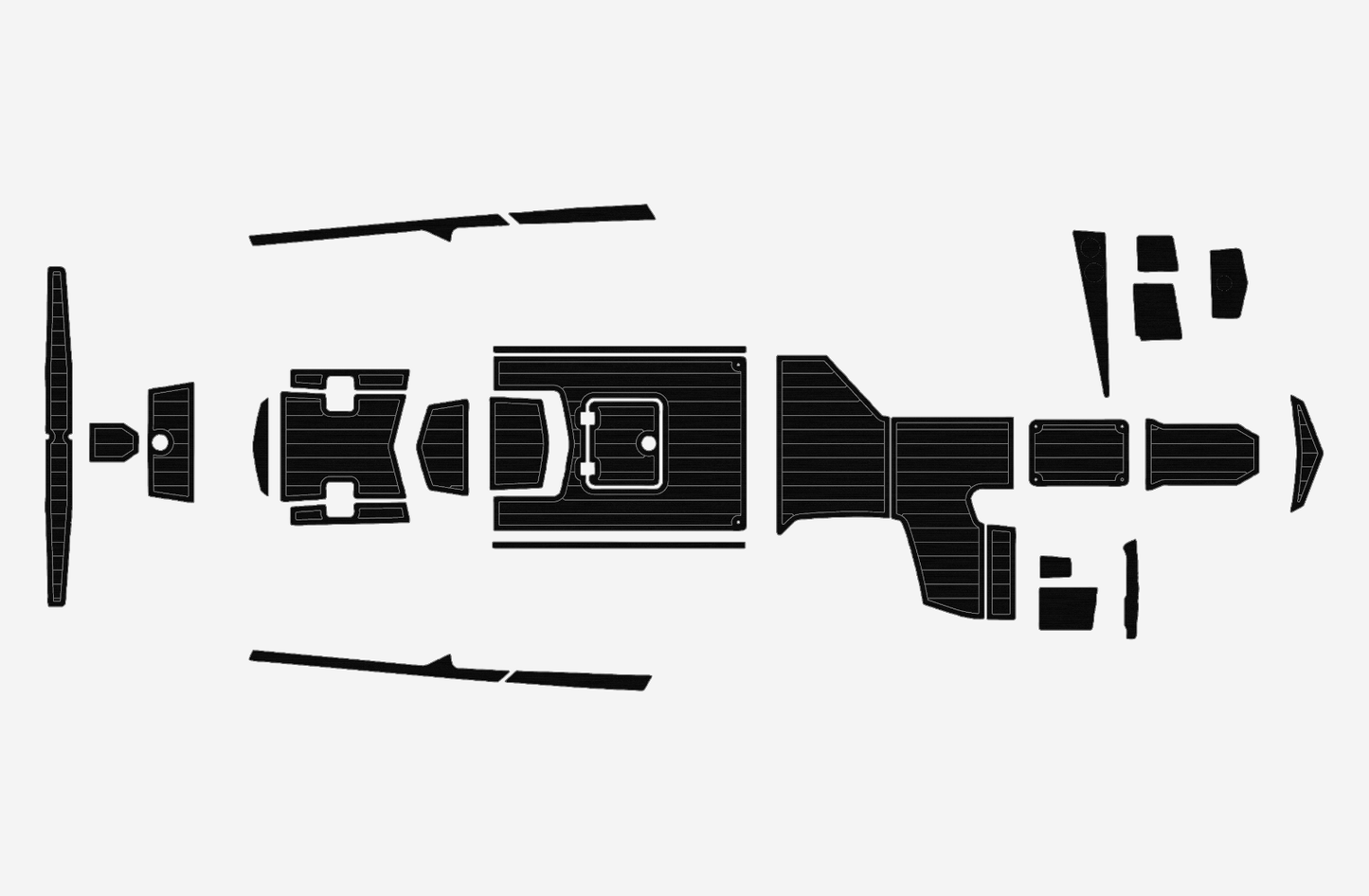 2019 TIGE ZX1 Cockpit Swim platform 1/4"6mm EVA foam faux MAT floor