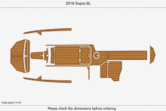 2018 Supra SL Marine teak deck seadek EVA Foam Boat flooring