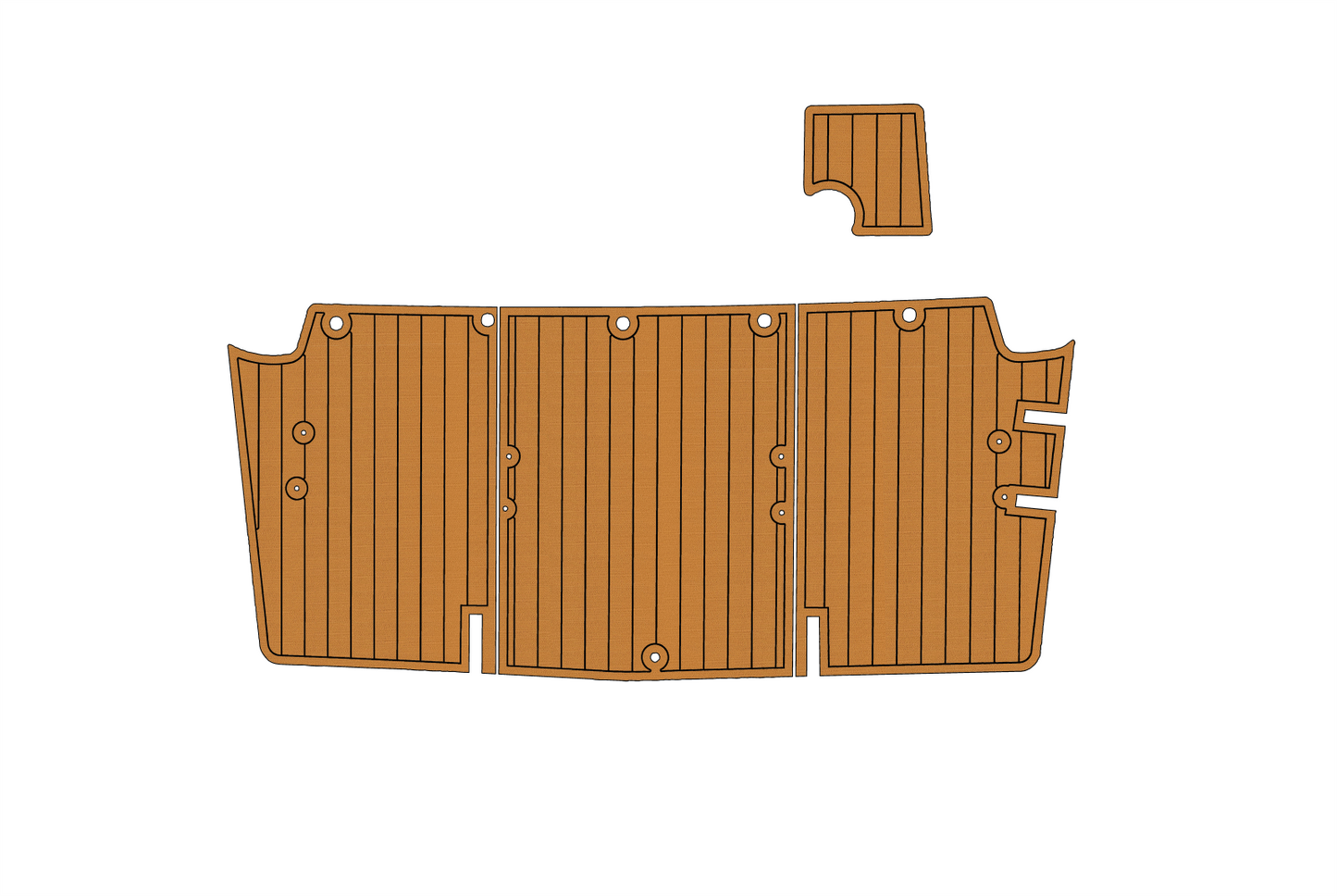 2021 CHAPARRAL 230 SUNCOAST Swim platform 1/4"6mm EVA foam faux mat floor