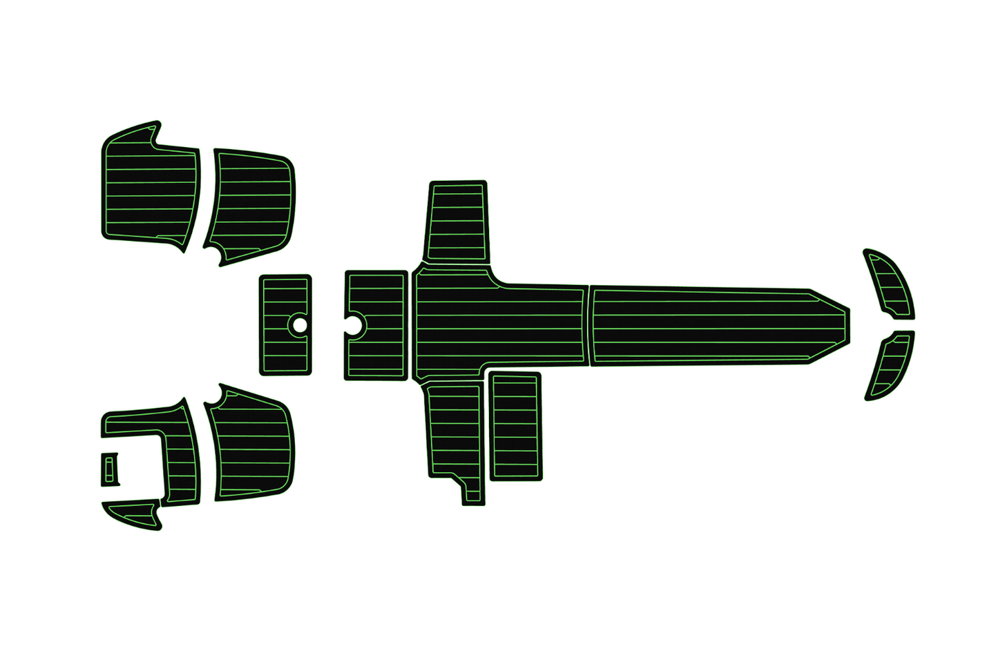 2020-2024 Bayliner M17 Cockpit swim platform 1/4" 6mm EVA foam floor