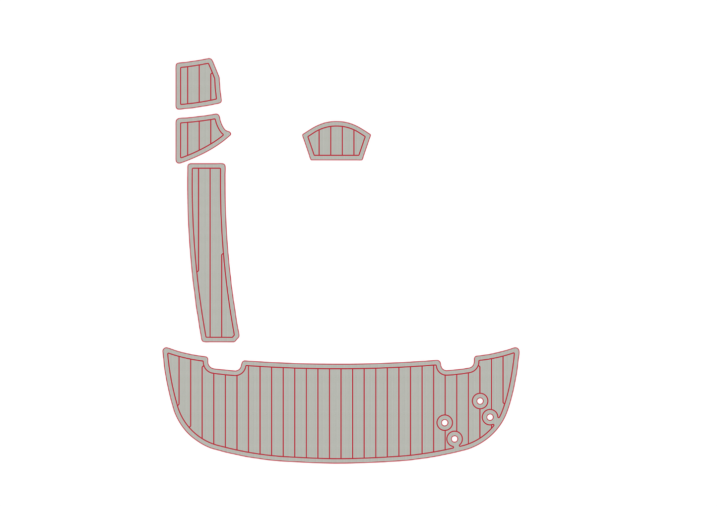 Bayliner A7 Swim platform 1/4" 6mm EVA foam floor