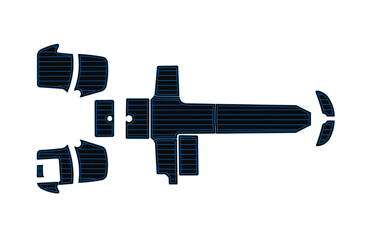 2020-2024 Bayliner M17 Cockpit swim platform 1/4" 6mm EVA foam floor