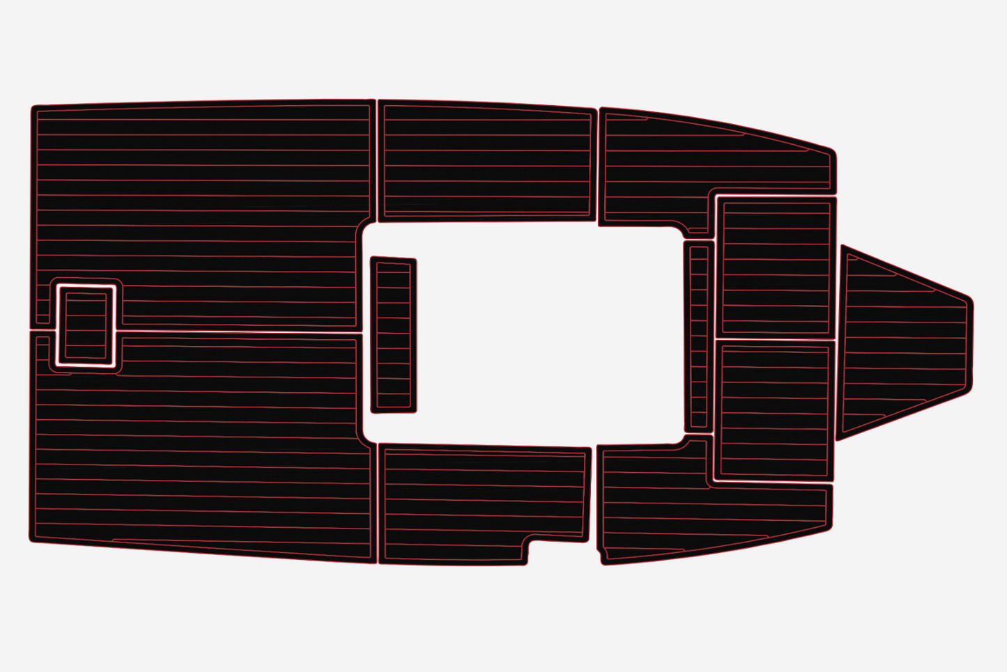 2002-2004 Regulator 21 FS CC Cockpit 1/4"6mm EVA Foam floor