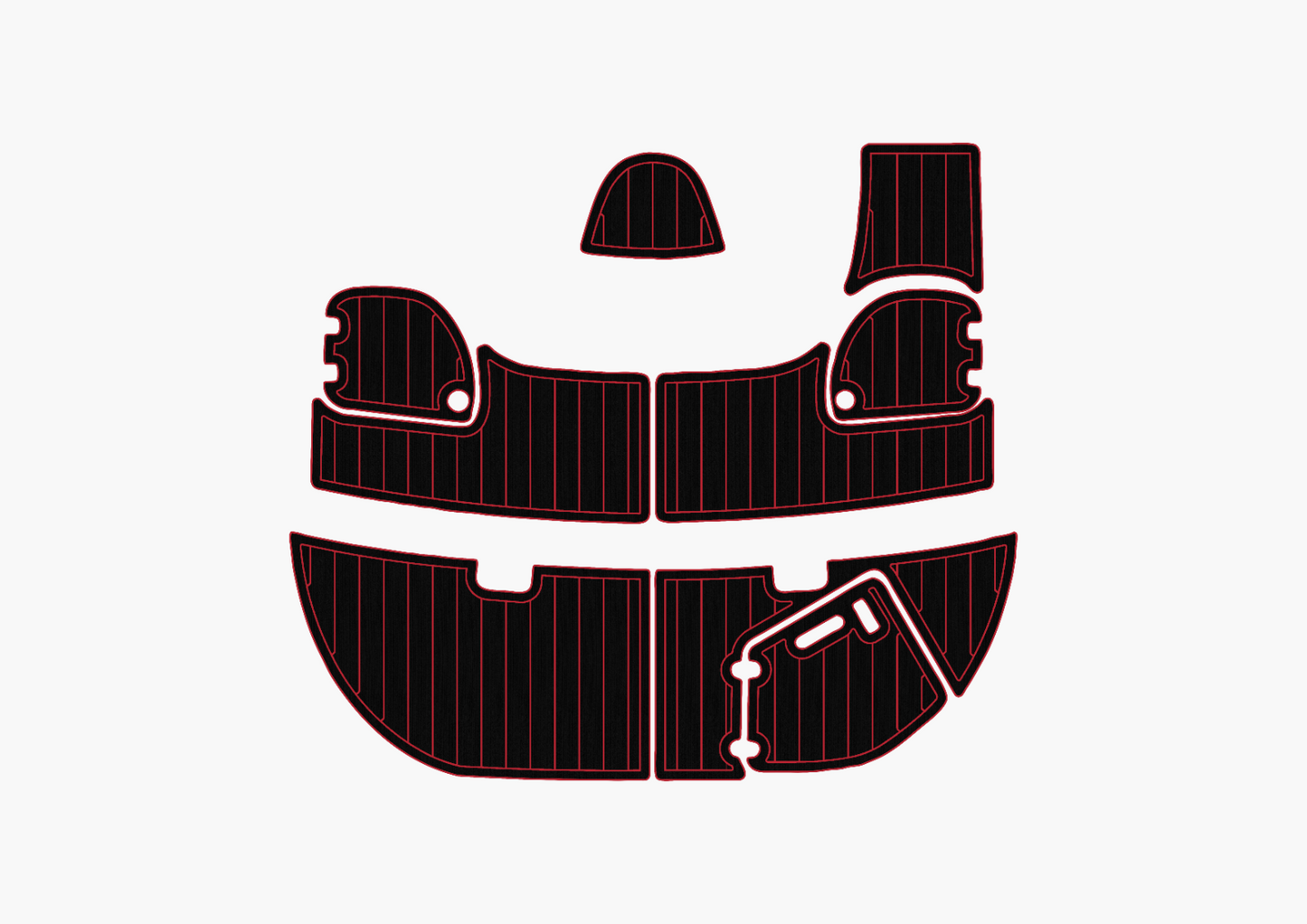 2005 TAHOE 234 Marine teak deck seadek EVA Foam Boat flooring