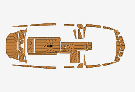 2023 Axis A225 Marine teak deck EVA Foam Boat flooring