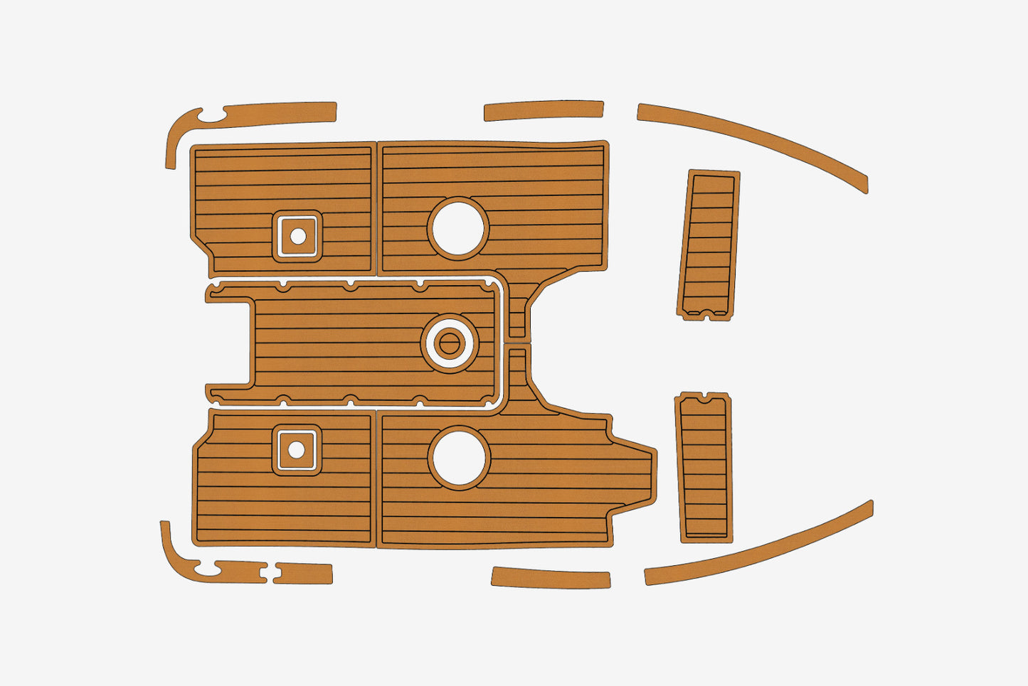 2016 Ranger Angler 1880 Anti-slip Custom EVA faux mat marine flooring