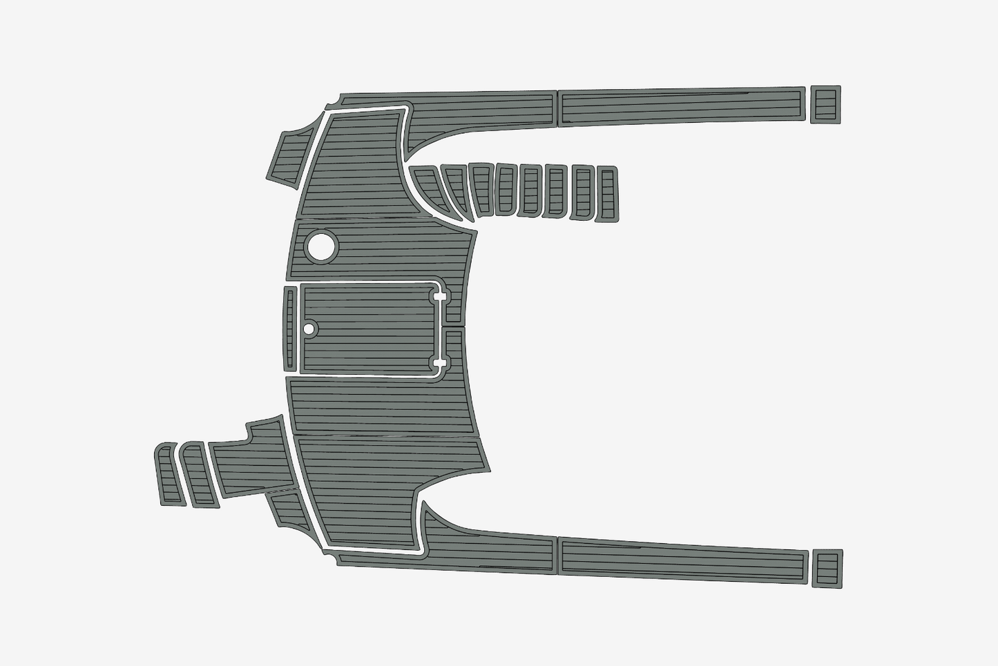 2004-2006 Marquis 59 Cockpit 1/4"6mm EVA Foam faux mat floor