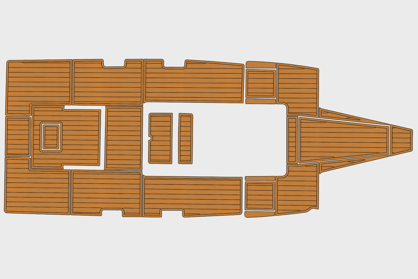 2002-2003 Regulator 26 FS Cockpit 1/4"6mm EVA Foam mat floor